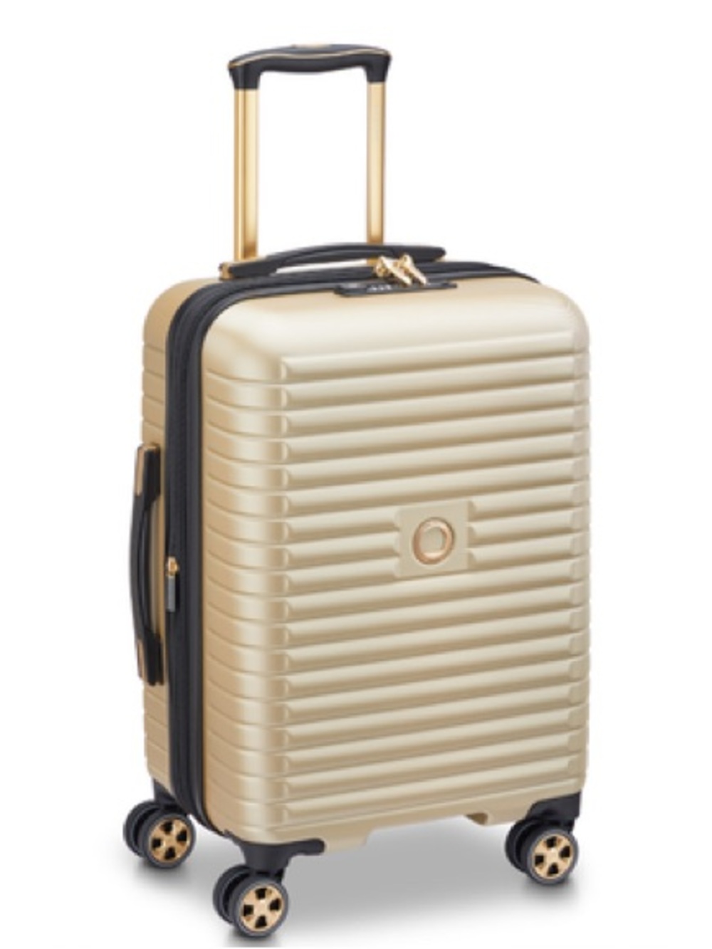 NWT DELSEY Carry-On Spinner Luggage - Sleek Hard-Shell Travel Case